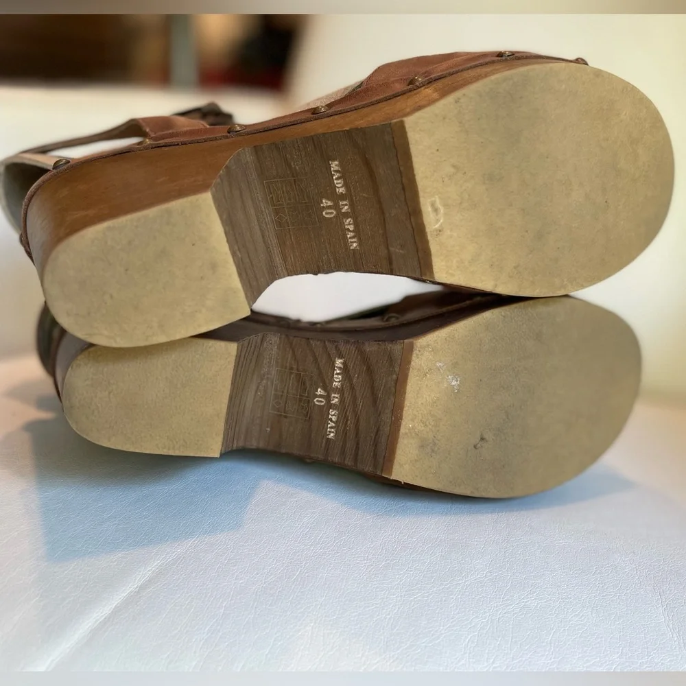 Free People Doub’s Clogs in Tan. Eu size 40 / US size 9.5 - 10. - Picture 8 of 12
